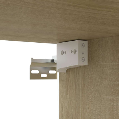 vidaXL Meuble TV 4 pcs Aggloméré Chêne Sonoma