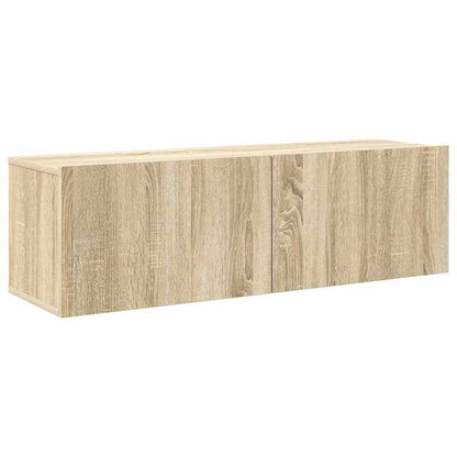 vidaXL Ensemble de meubles TV 8 pièces en aggloméré coloris chêne Sonoma