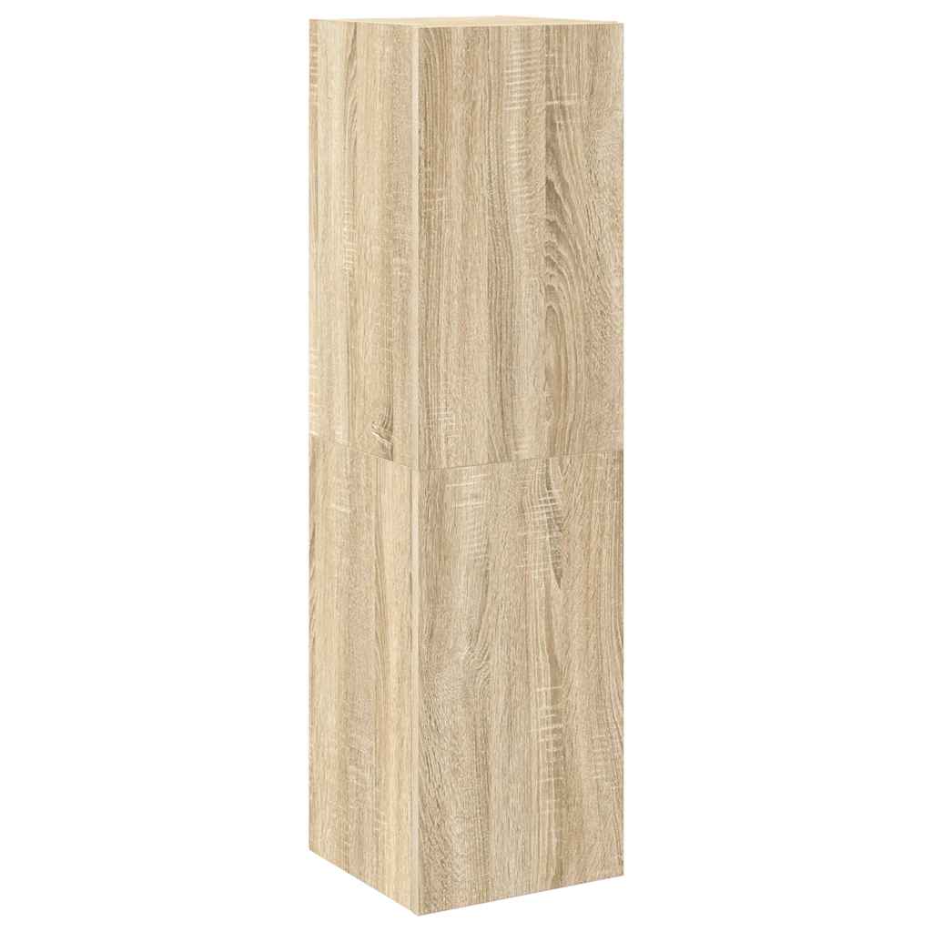 vidaXL Ensemble de meubles TV 8 pièces en aggloméré coloris chêne Sonoma