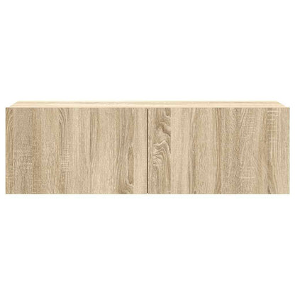 vidaXL Ensemble de meubles TV 8 pièces en aggloméré coloris chêne Sonoma