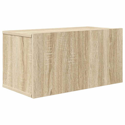 vidaXL Meuble TV, 10 pcs, chêne sonoma, aggloméré