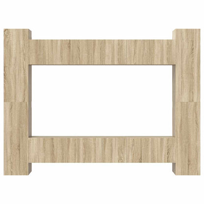vidaXL Meuble TV, 10 pcs, chêne sonoma, aggloméré