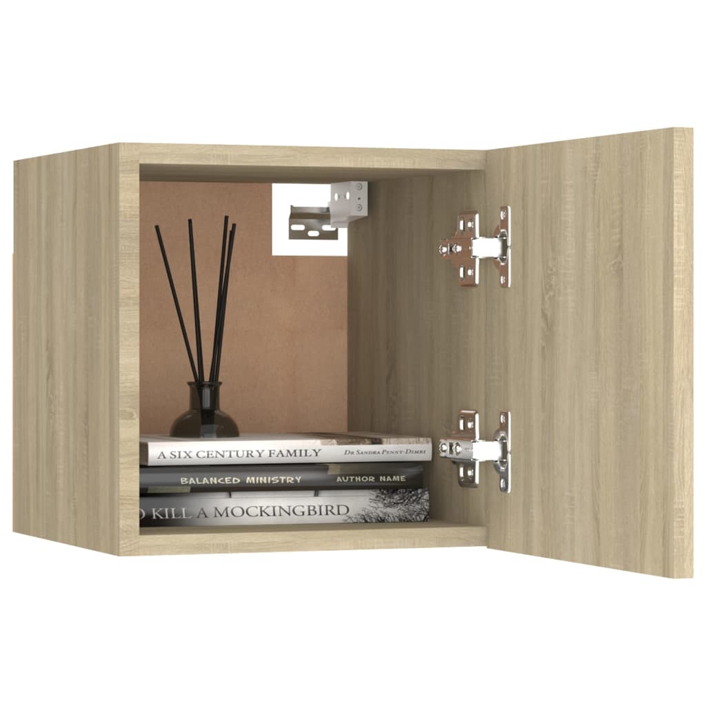vidaXL Meuble TV 6 pièces Aggloméré Chêne Sonoma