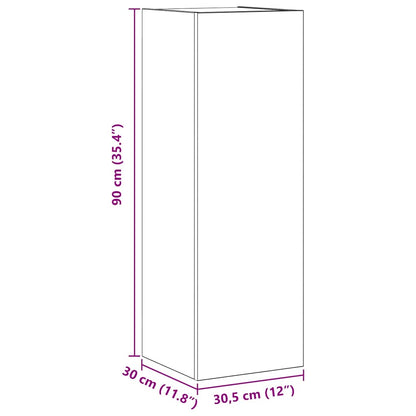 vidaXL Meuble TV, 10 pcs, chêne sonoma, aggloméré