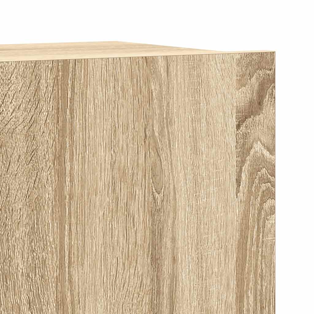 vidaXL Meuble TV 4 pcs Aggloméré Chêne Sonoma