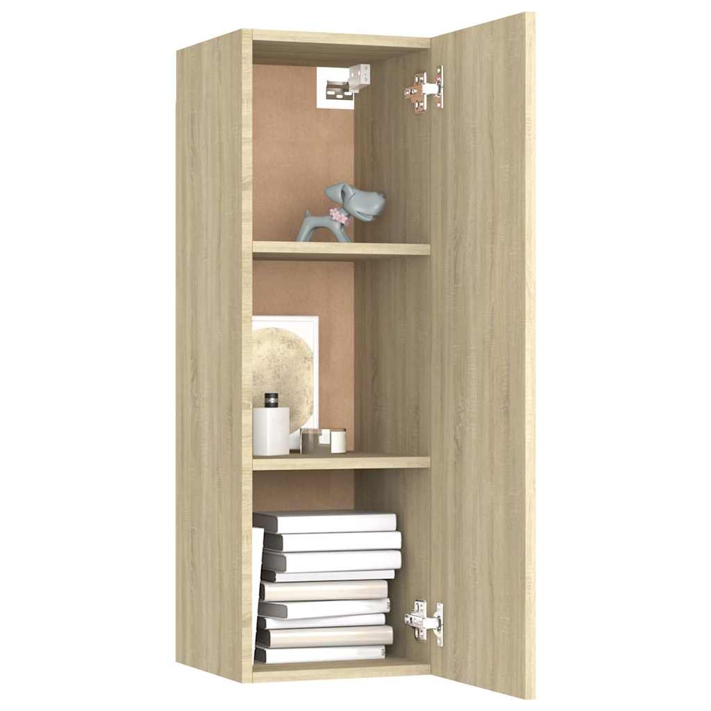 vidaXL Ensemble de 8 meubles TV Chêne Sonoma Bois d'ingénierie