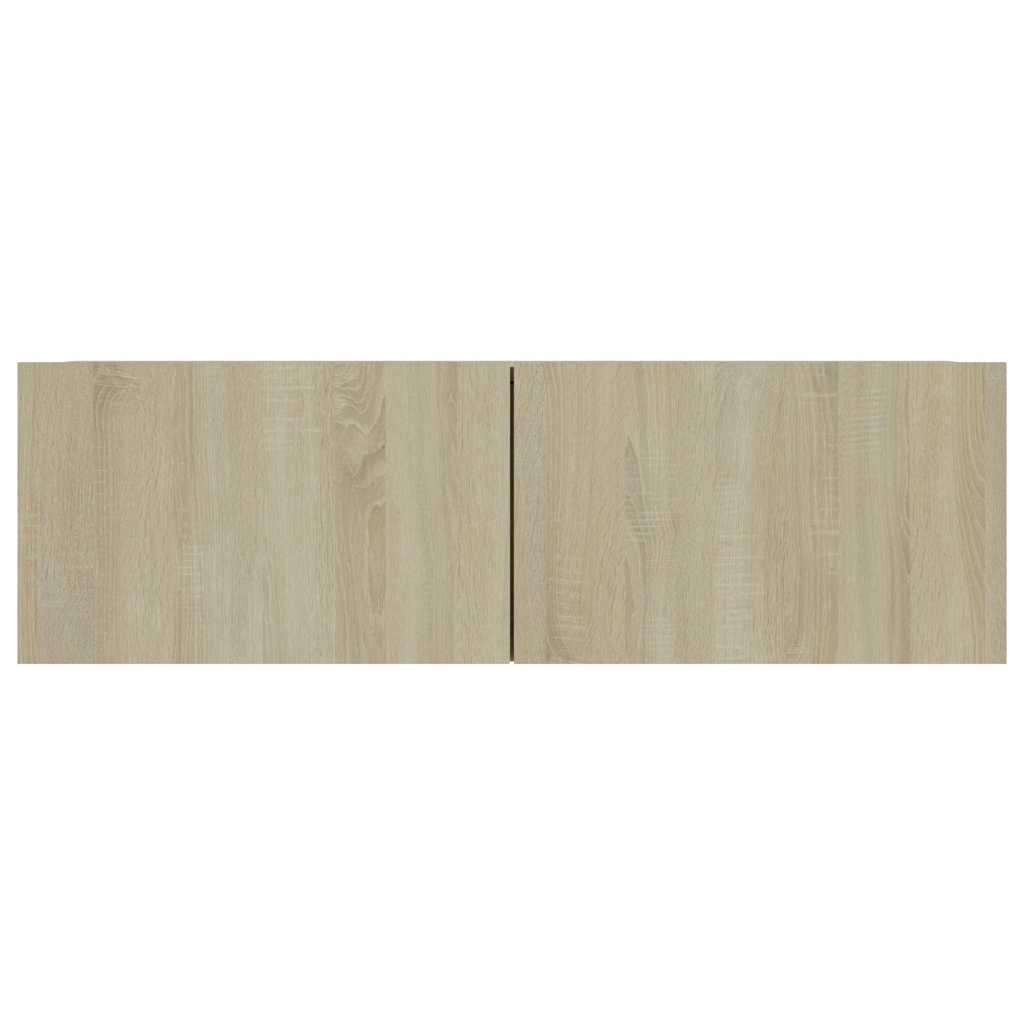 vidaXL Ensemble de 8 meubles TV Chêne Sonoma Bois d'ingénierie