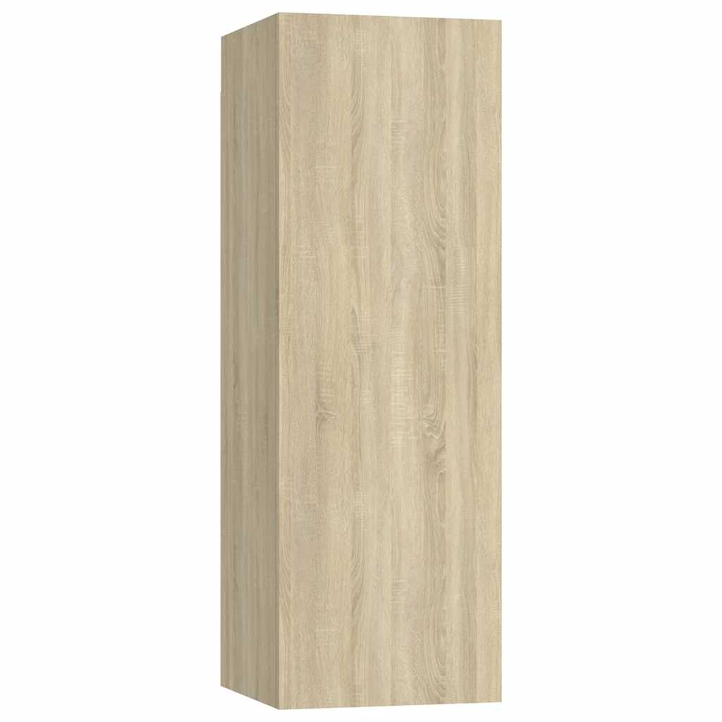 vidaXL Ensemble de 8 meubles TV Chêne Sonoma Bois d'ingénierie