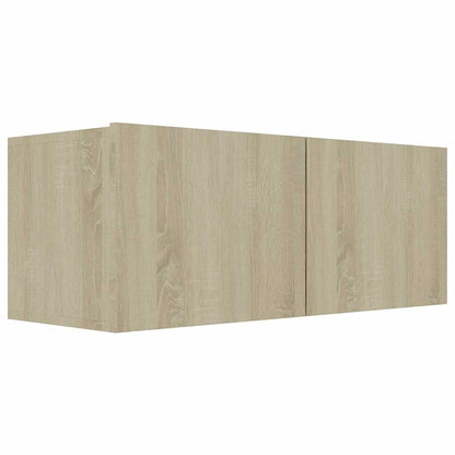 vidaXL 8-tlg. TV-Schrank-Set Sonoma-Eiche Holzwerkstoff