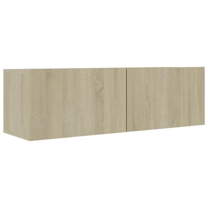 vidaXL Ensemble de 8 meubles TV Chêne Sonoma Bois d'ingénierie