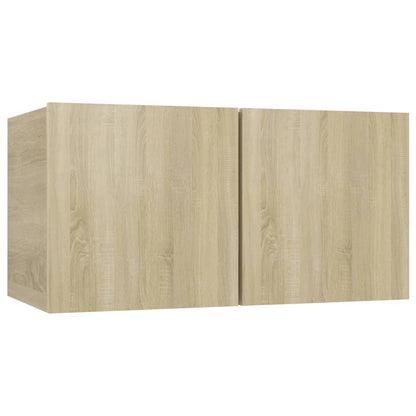 vidaXL Meuble TV 5 pièces Bois d'ingénierie Chêne Sonoma