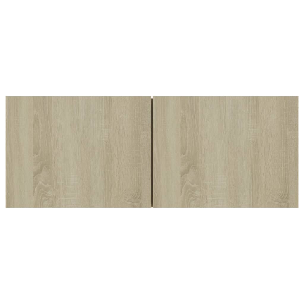 vidaXL Meubles TV 3 pcs Chêne Sonoma Aggloméré