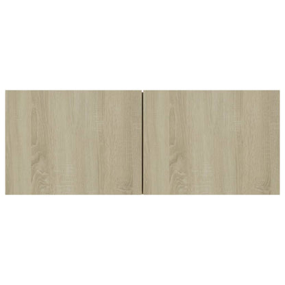 vidaXL Meubles TV 3 pcs Chêne Sonoma Aggloméré