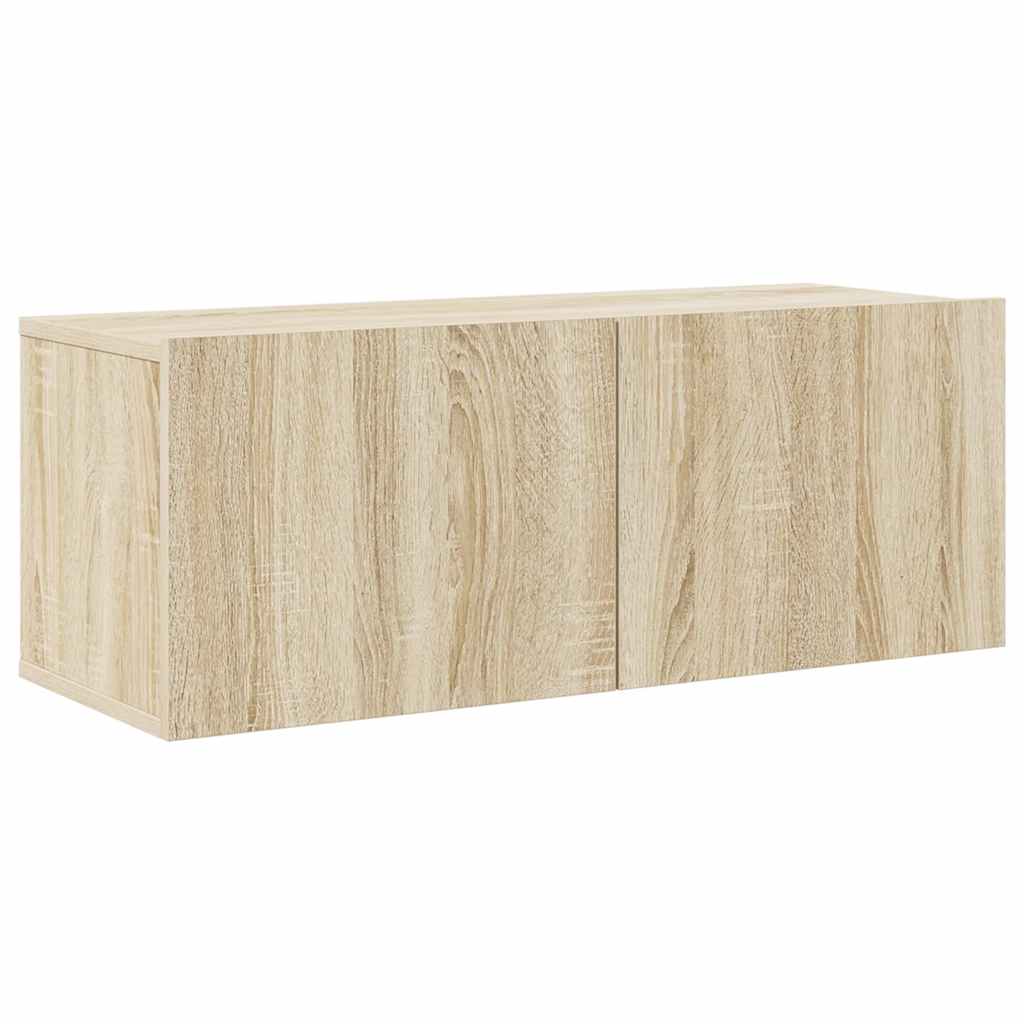 vidaXL Ensemble de 8 meubles TV Chêne Sonoma Bois d'ingénierie