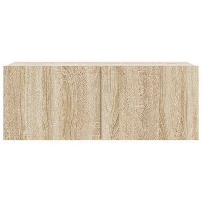 vidaXL Ensemble de 8 meubles TV Chêne Sonoma Bois d'ingénierie