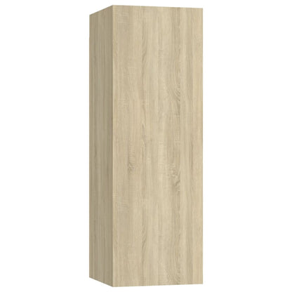 vidaXL Ensemble de meubles TV 7 pcs Bois d'ingénierie chêne sonoma