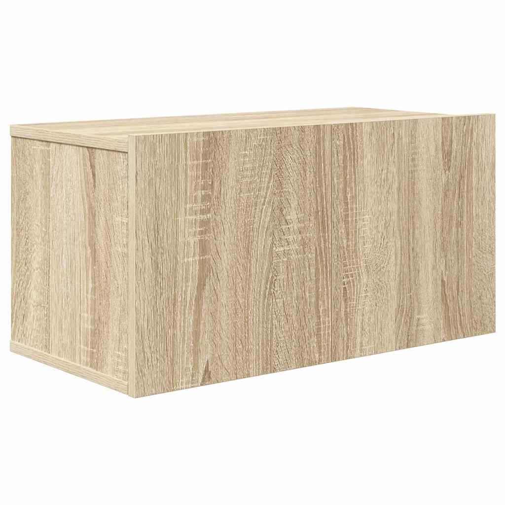 vidaXL Meuble TV, 10 pcs, chêne sonoma, aggloméré