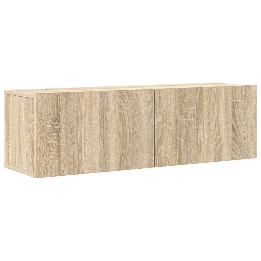 vidaXL Ensemble de 8 meubles TV Chêne Sonoma Bois d'ingénierie