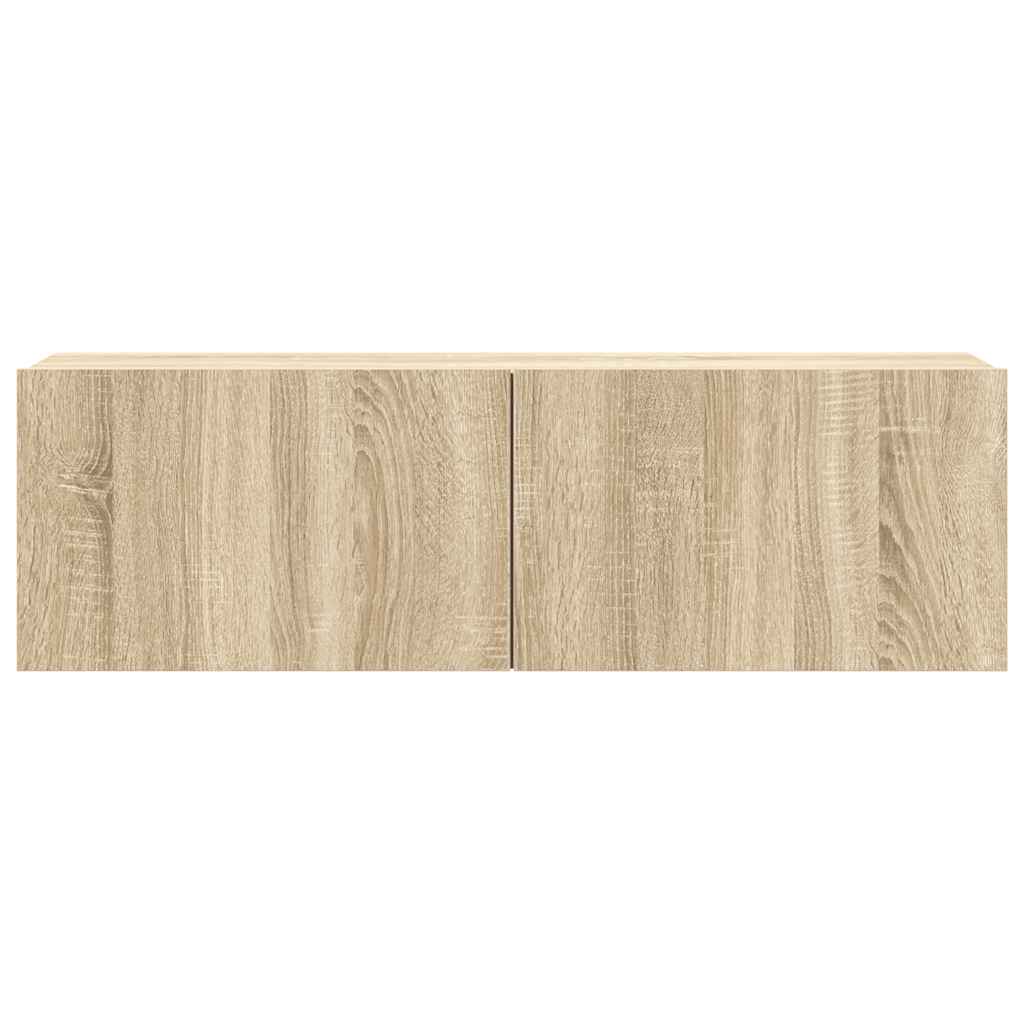 vidaXL Ensemble de 8 meubles TV Chêne Sonoma Bois d'ingénierie
