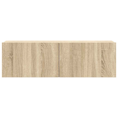 vidaXL Ensemble de 8 meubles TV Chêne Sonoma Bois d'ingénierie