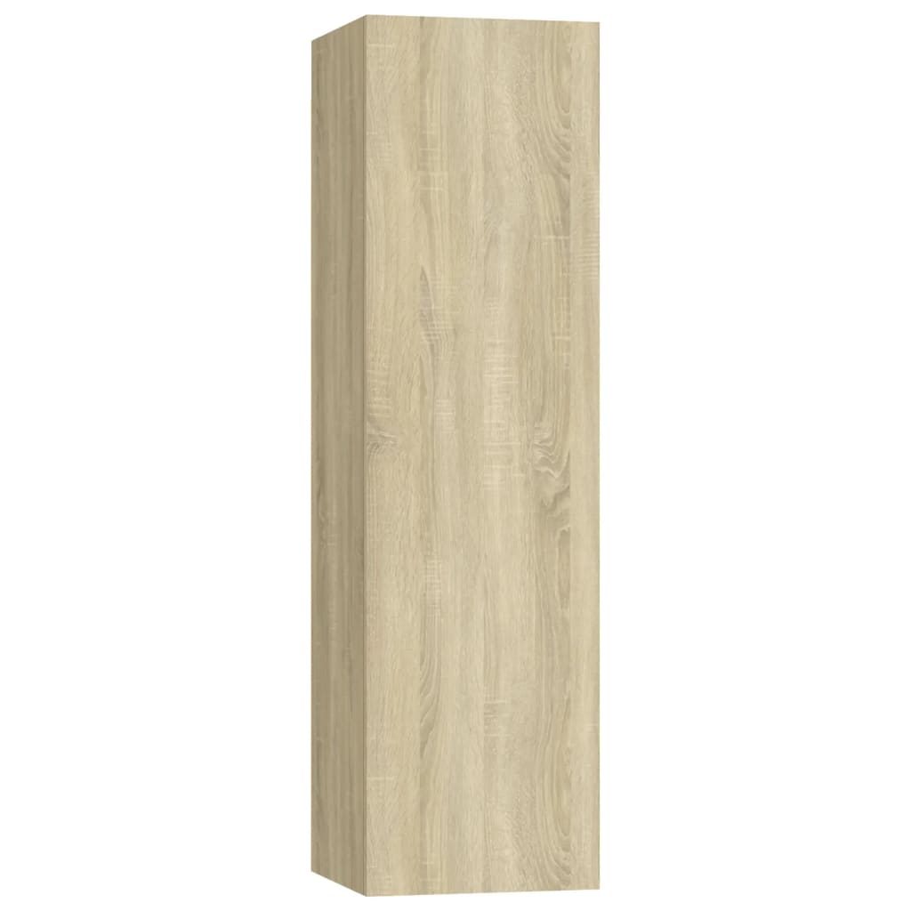 vidaXL Meubles TV 4 pcs Chêne Sonoma 30,5x30x110 cm Bois d'ingénierie