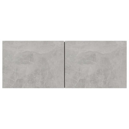 vidaXL Meubles TV 4 pcs. gris béton 80x30x30 cm bois d'ingénierie