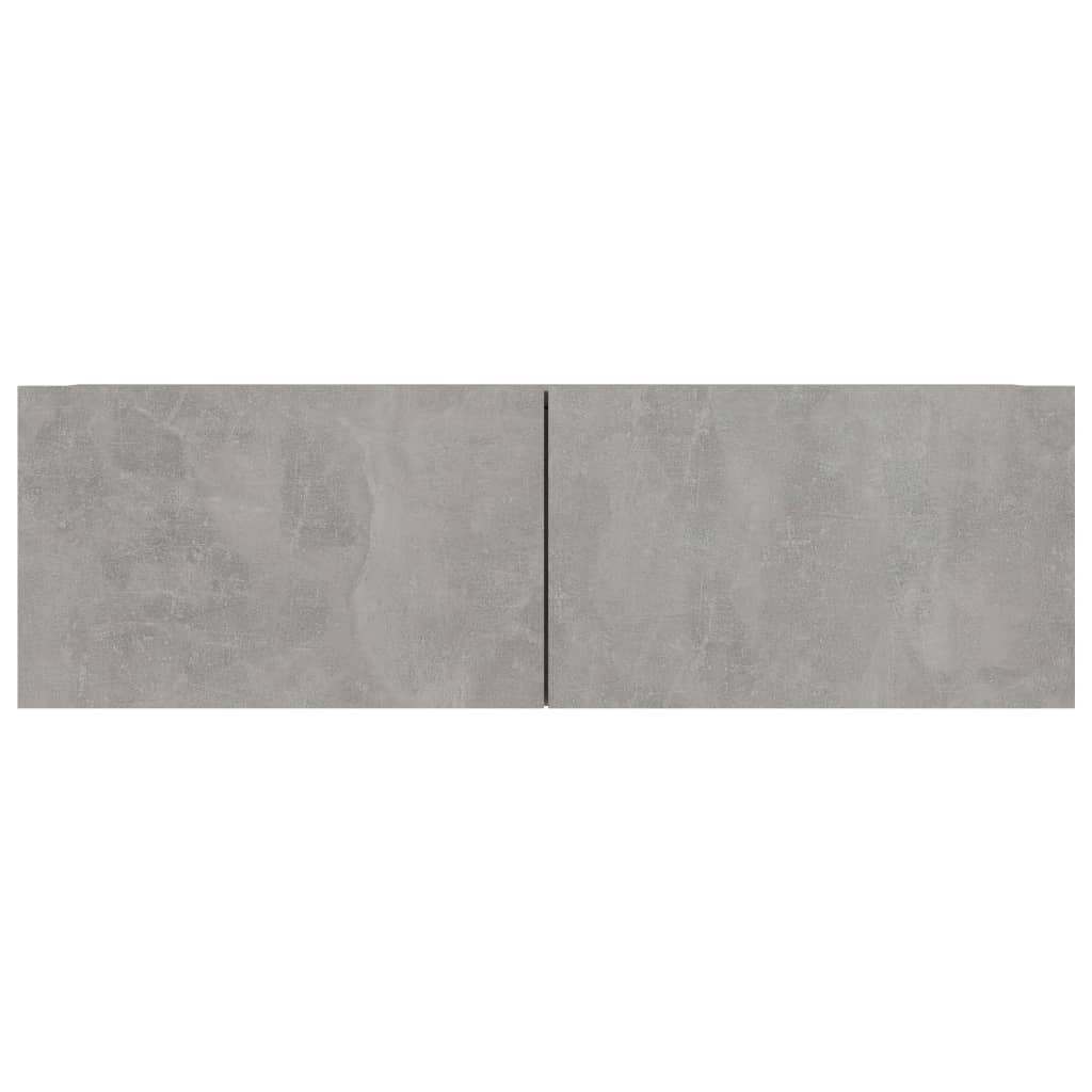vidaXL Meubles TV 4 pcs Gris béton 100x30x30 cm Aggloméré