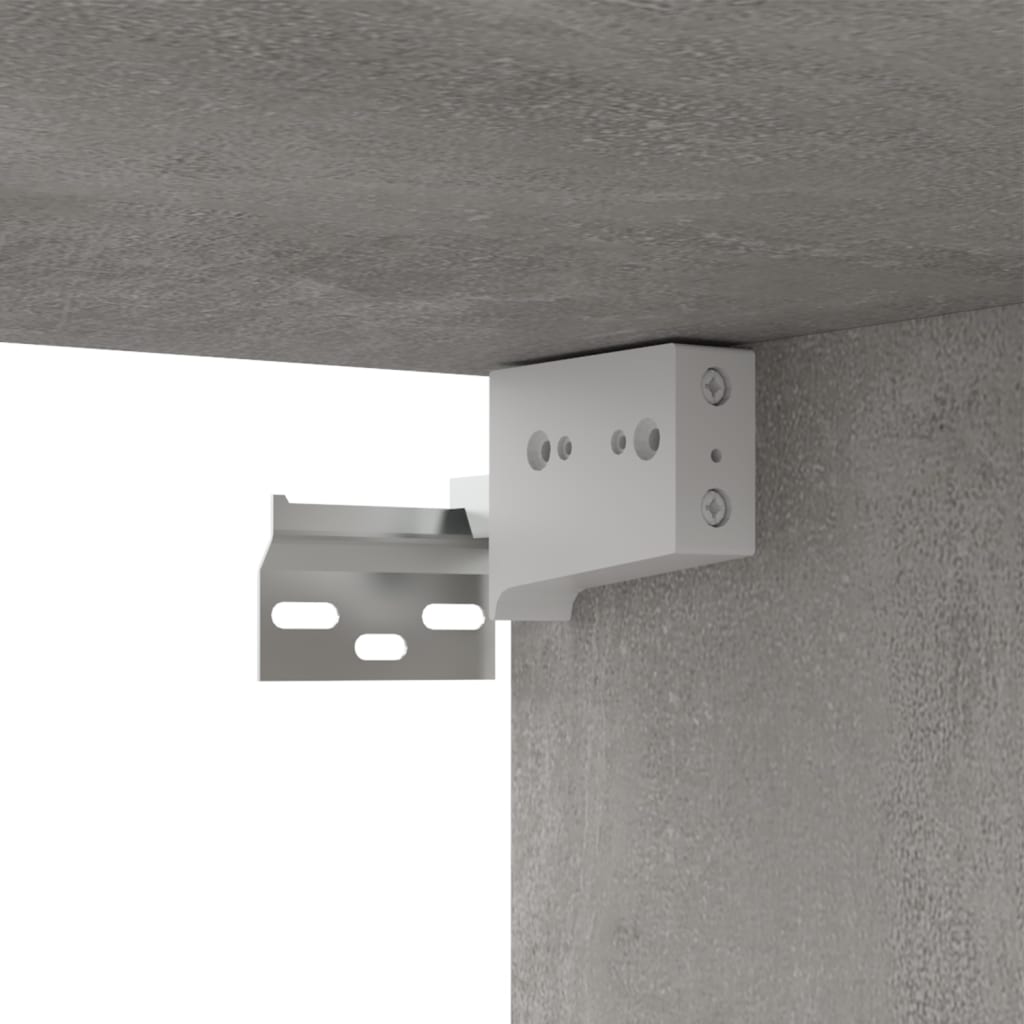 vidaXL Meubles TV 4 pcs Gris béton 100x30x30 cm Aggloméré