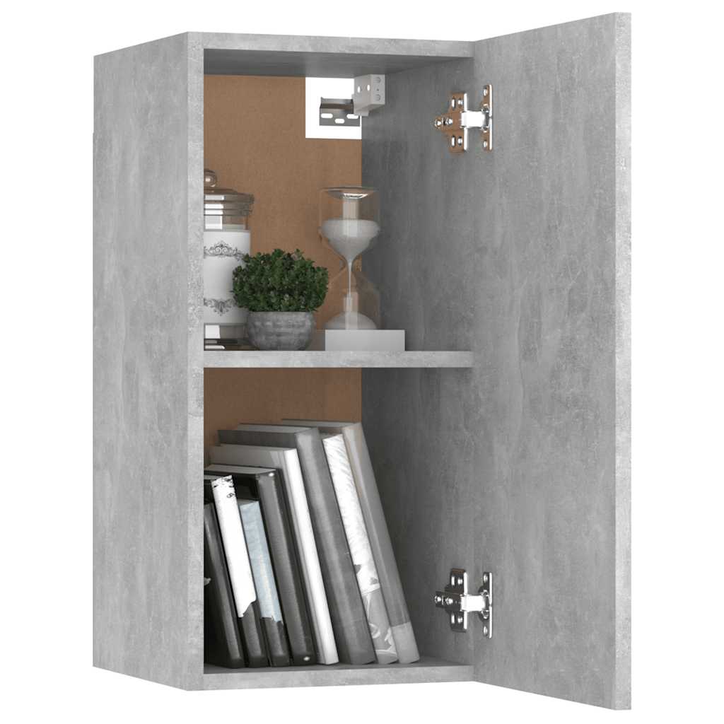vidaXL Meuble TV 4 pcs Gris béton Aggloméré