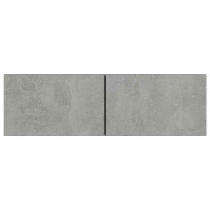 vidaXL Meuble TV 4 pcs Gris béton Aggloméré
