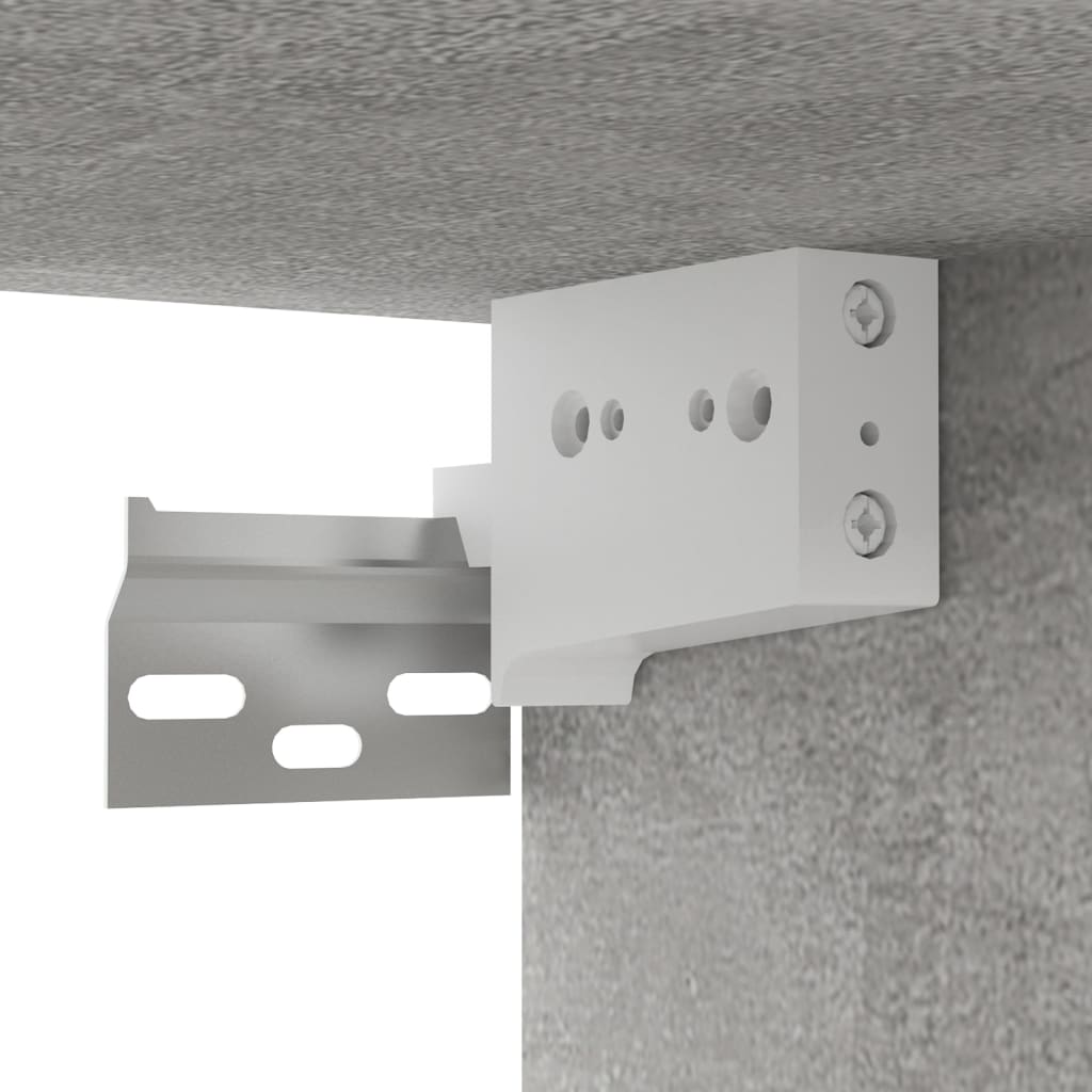 vidaXL Meuble TV 8 pcs Gris béton Aggloméré