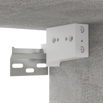 vidaXL Meuble TV 8 pcs Gris béton Aggloméré