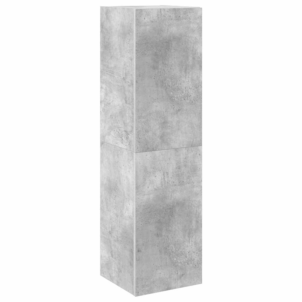 vidaXL Meuble TV 8 pcs Gris béton Aggloméré
