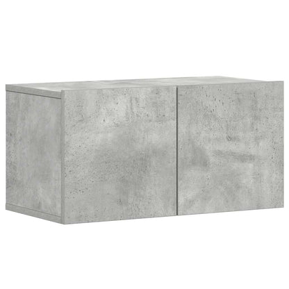 vidaXL Meuble TV 5 pcs Gris béton Aggloméré
