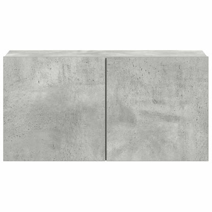vidaXL Meuble TV 5 pcs Gris béton Aggloméré
