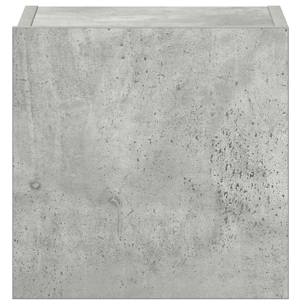 vidaXL Meuble TV 5 pcs Gris béton Aggloméré