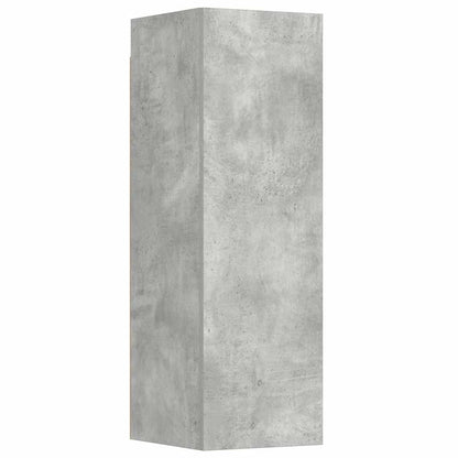 vidaXL Meuble TV 3 pcs. Gris béton Bois d'ingénierie
