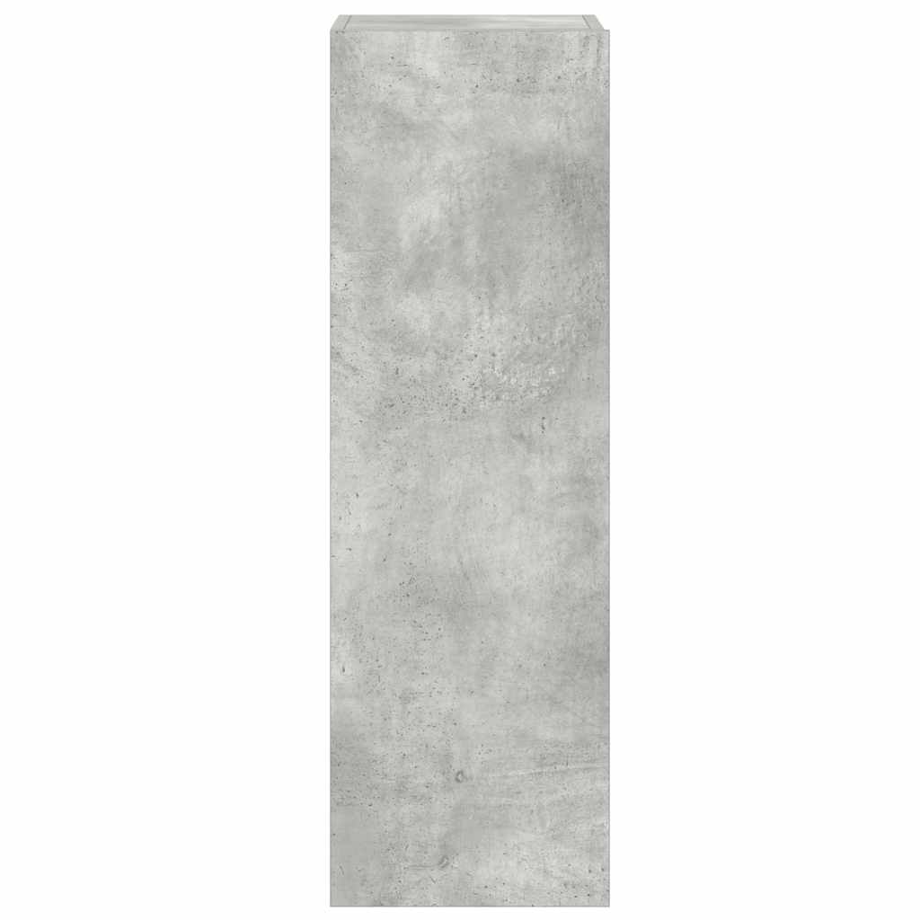 vidaXL Meuble TV 3 pcs. Gris béton Bois d'ingénierie