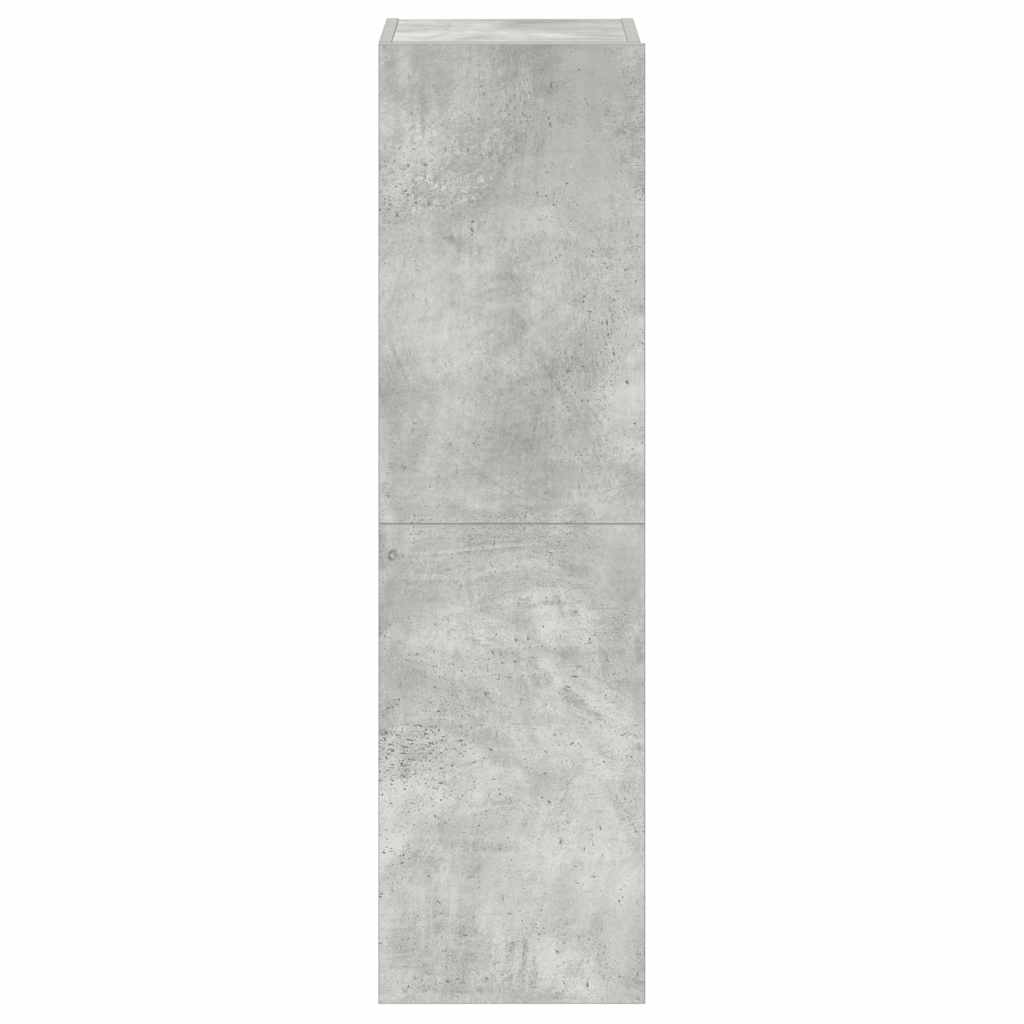 vidaXL Meuble TV 3 pcs. Gris béton Bois d'ingénierie