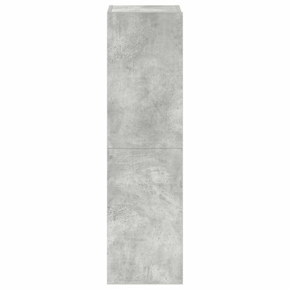vidaXL Meuble TV 3 pcs. Gris béton Bois d'ingénierie