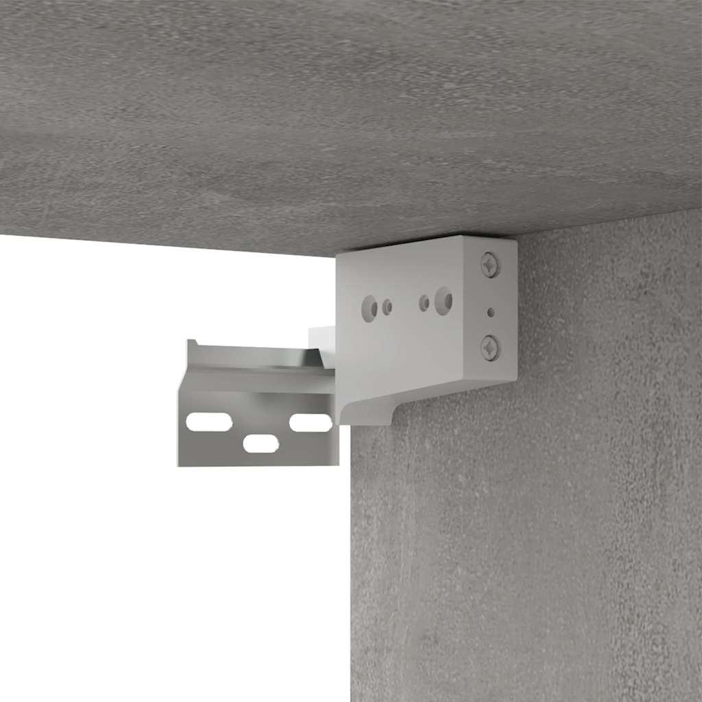 vidaXL Meuble TV 8 pcs Gris béton Aggloméré