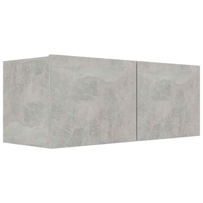 vidaXL Meuble TV 7 pcs Bois d'ingénierie Gris béton
