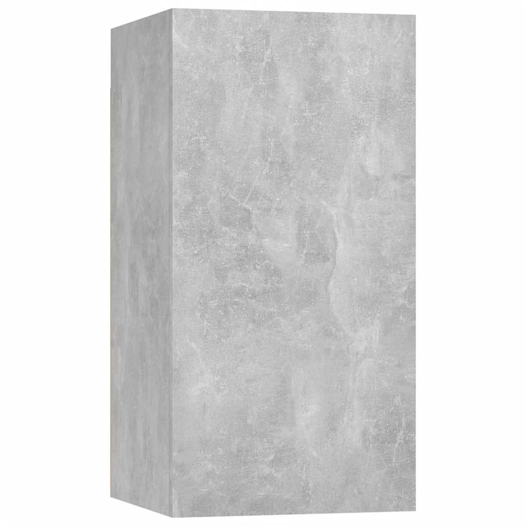 vidaXL Meuble TV 7 pcs Bois d'ingénierie Gris béton