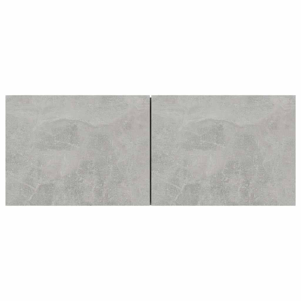 vidaXL Meuble TV 7 pcs Bois d'ingénierie Gris béton