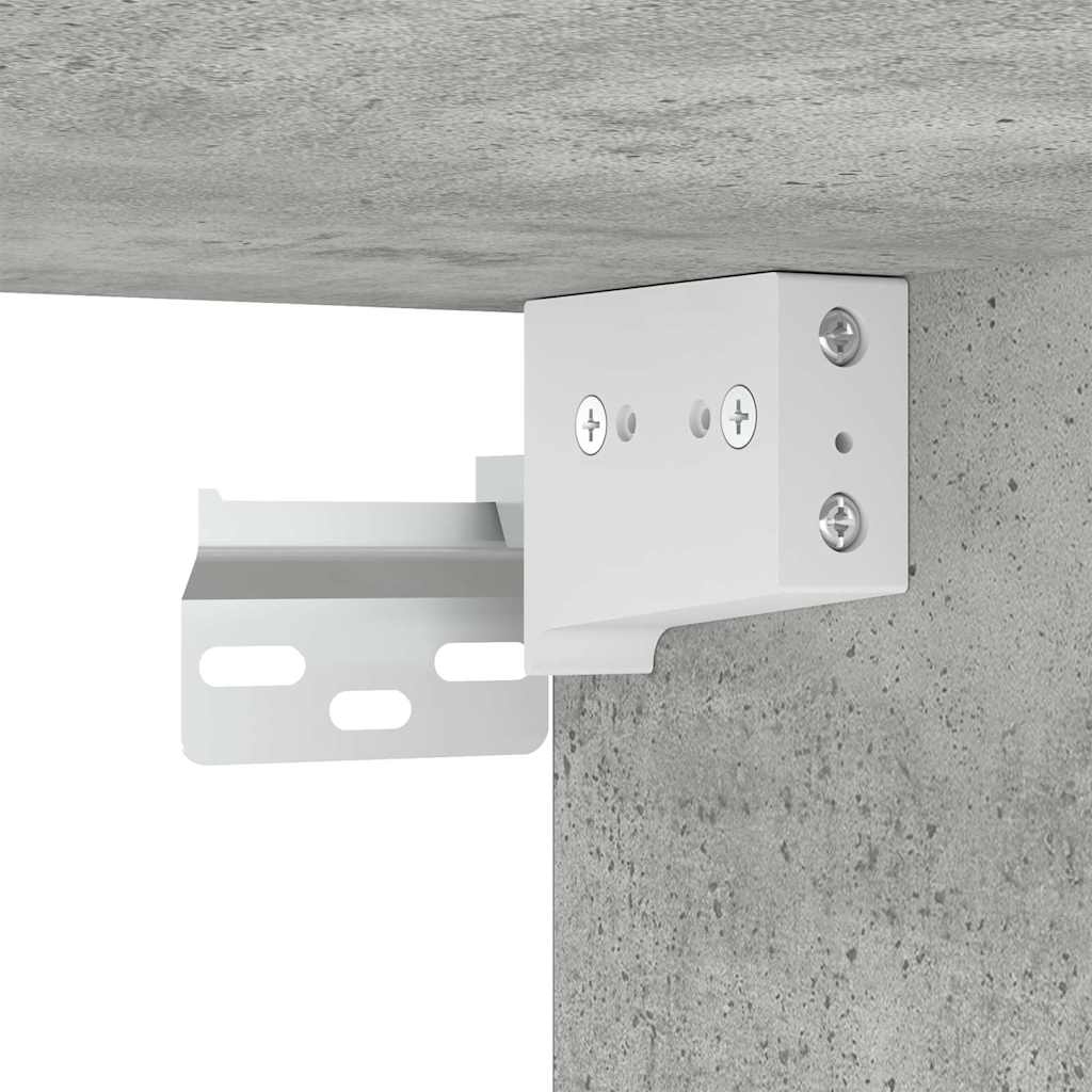 vidaXL Ensemble de 6 meubles TV gris béton, bois d'ingénierie