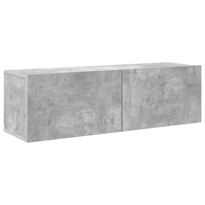 vidaXL Ensemble meuble TV 6 pcs Gris béton Aggloméré