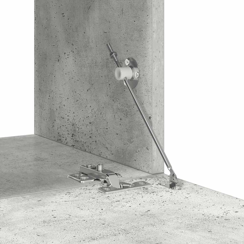 vidaXL Ensemble meuble TV 6 pcs Gris béton Aggloméré