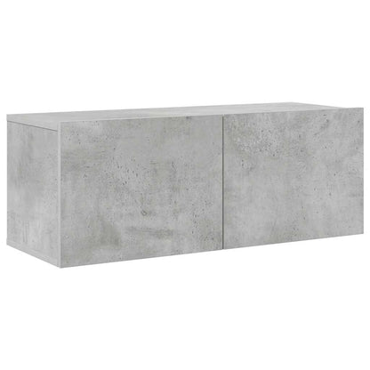 vidaXL Ensemble meuble TV 6 pcs Gris béton Aggloméré