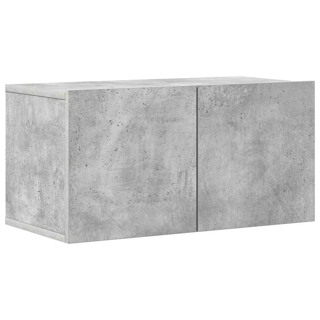 vidaXL Ensemble meuble TV 6 pcs Gris béton Aggloméré