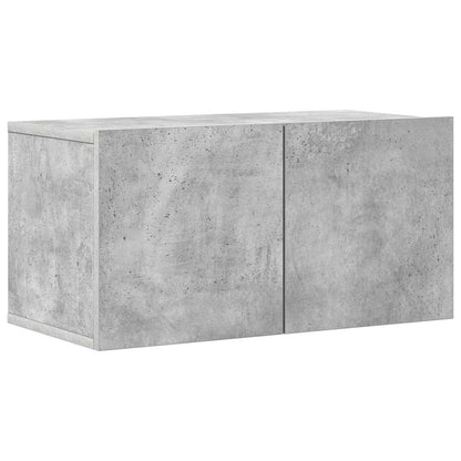 vidaXL Ensemble meuble TV 6 pcs Gris béton Aggloméré
